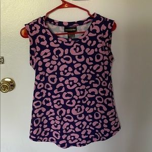 Nooworks cheetah print muscle top